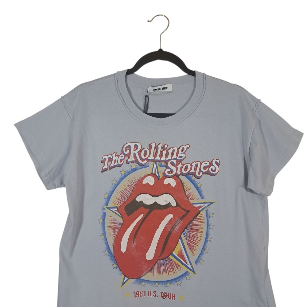 Daydreamer Rolling Stones 1981 Tour Graphic‎ Tee Womens Medium Lightweight Soft - Picture 4 of 14